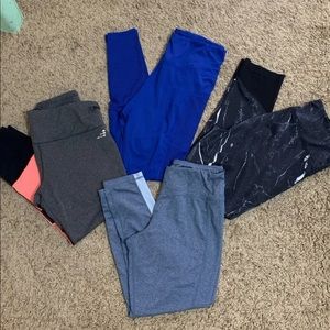 Lot / bundle of athletic leggings